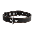 Нашийник Collar 02191 одинарний чорний, 25 мм * 38-50 см