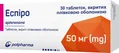 Еспіро таблетки, в/плів. обол. по 50 мг №30 (10х3)