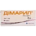 Дімарил таблетки по 3 мг №60 (10х6)