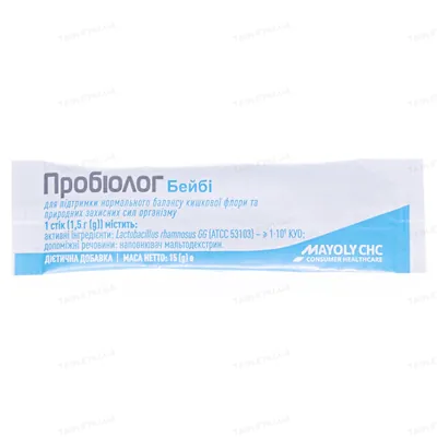 Пробіолог Бебі порошок по 1,5 г №10 у стіках