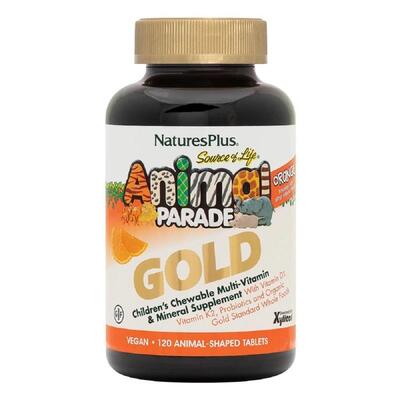 Витаминный комплекс для детей Nature's Plus Animal Parade Gold, апельсин, 120 таблеток