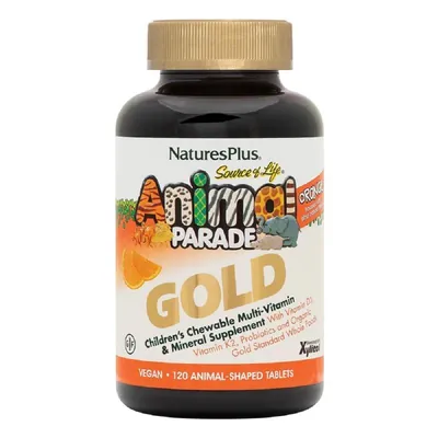 Вітамінний комплекс для дітей Nature's Plus Animal Parade Gold, апельсин, 120 таблеток