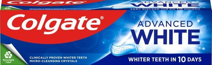 Зубная паста Colgate Advanced White Комплексное отбеливание, 75 мл