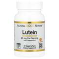 Лютеїн із зеаксантином California Gold Nutrition Lutein with Zeaxanthin 20 мг, 60 вегетаріанських капсул