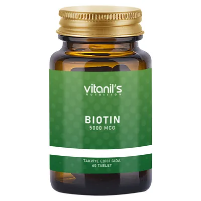 Біотин Vitanil's Biotin, 60 таблеток