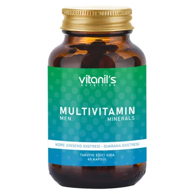 Мультивітамінний комплекс для чоловіків Vitanil's Multivitamin Men Minerals, 60 капсул