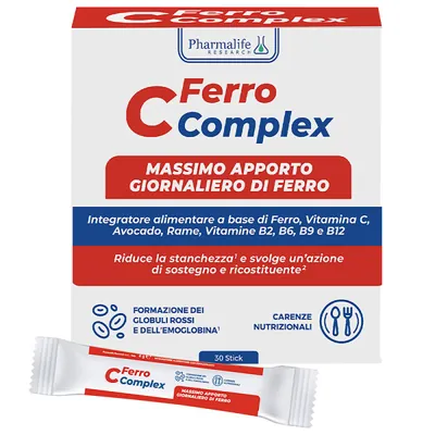 Комплекс заліза Pharmalife Research Ferro C Complex, 30 стіків по 4 г