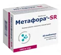 Метафора-SR таблетки прол./д. по 1000 мг №60 (10х6)