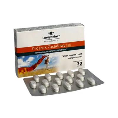 Лужні таблетки Langsteiner Proszek Zasadowy Tabs, 30 таблеток