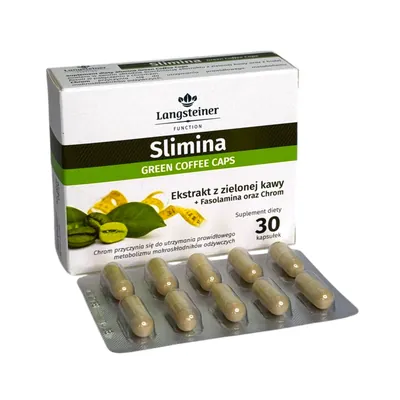 Зелена кава Langsteiner Slimina Green Coffee, 30 капсул