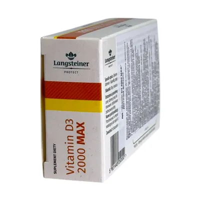 Вітамін D3 Langsteiner Vitamin D3 2000 MAX, 60 капсул