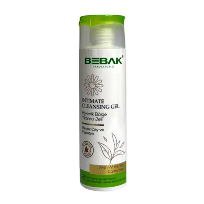 Гель для інтимної гігієни Bebak Intimate Cleansing Gel White Tea & Camomile, 400 мл