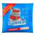 Наполнитель для туалета Collar SuperCat Стандарт древесный без ароматизатора, синий, 1 кг (3 л)
