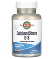 Цитрат кальция + Д3 KAL Calcium Citrate + D3 1000 мг/25 мкг, 90 таблеток