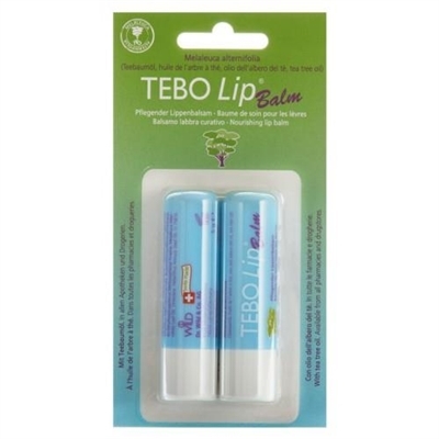Бальзам для губ Dr. Wild Tebo Lip Balm, 2 шт