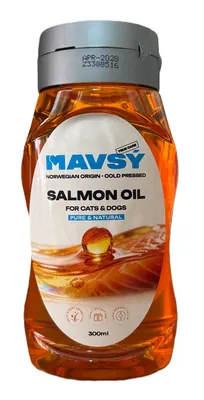 Олія лосося Mavsy для котів і собак, 300 мл