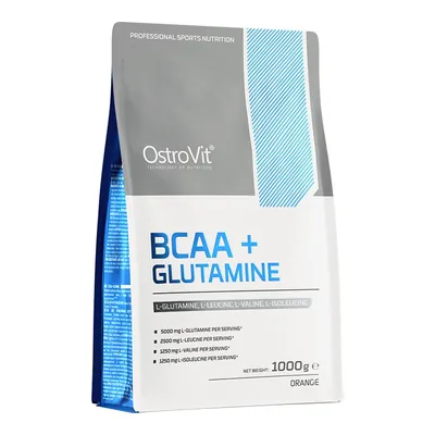 Амінокислоти OstroVit BCAA + Glutamine апельсин, 1 кг
