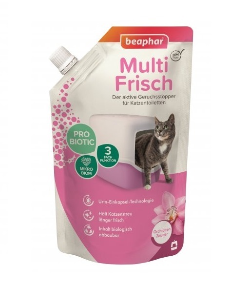 Ликвидатор запаха Beaphar Odour Killer for Cats для кошачьих туалетов с ароматом орхидеи, 400 г