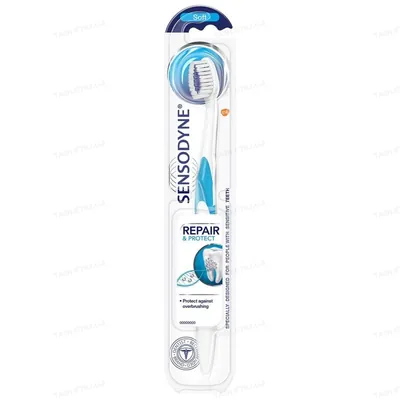 Зубна щітка Sensodyne Відновлення та захист м'яка, 1 шт