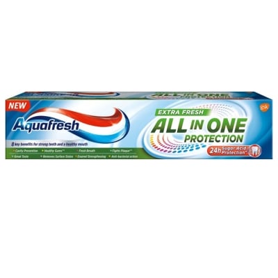 Зубна паста Aquafresh All in One Protection захист все в одному, екстра свіжість, 100 мл
