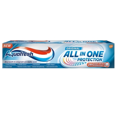 Зубна паста Aquafresh All in One Protection захист все в одному, оригінал, 100 мл