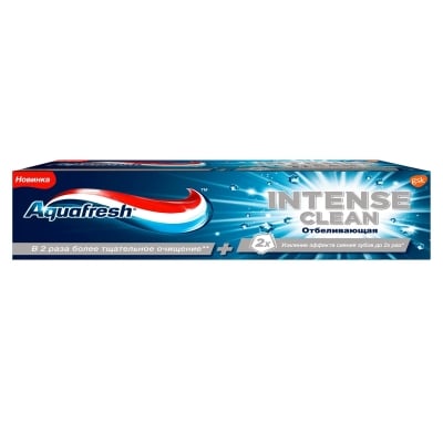 Зубная паста Aquafresh Intense Clean интенсивное очищение, отбеливающая, 75 мл