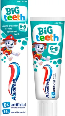 Зубна паста Aquafresh Big Teeth Мої великі зубки 6-8 років, 50 мл