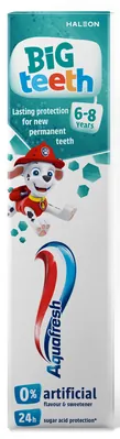 Зубна паста Aquafresh Big Teeth Мої великі зубки 6-8 років, 50 мл