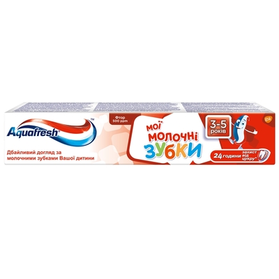 Зубная паста Aquafresh Мои молочные зубки, 3-5 лет, 50 мл