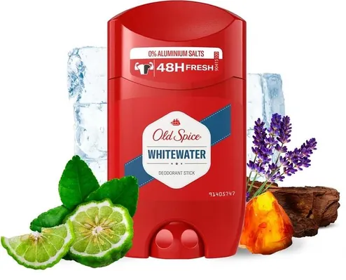 Дезодорант стік Old Spice Whitewater 48h для чоловіків, 50 мл