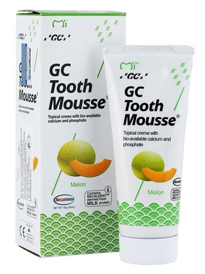 Крем для зубов GC Tooth Mousse для восстановления эмали Дыня, 35 мл