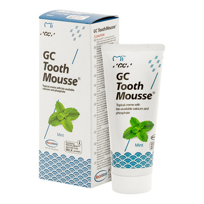 Крем для зубов GC Tooth Mousse для восстановления эмали Мята, 35 мл