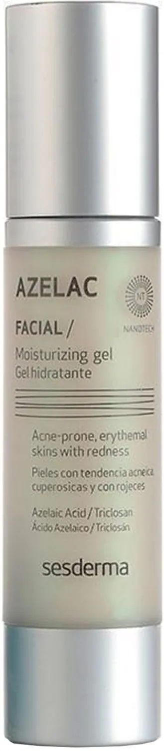 Гель для обличчя Sesderma Azelac зволожуючий для комбінованої та жирної шкіри, 50 мл