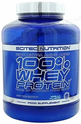 Протеїн сироватковий концентрат Scitec Nutrition 100% Whey Protein ваніль, 2350 г