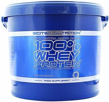 Протеїн Scitec Nutrition 100% Whey Protein, ваніль, 5000 г