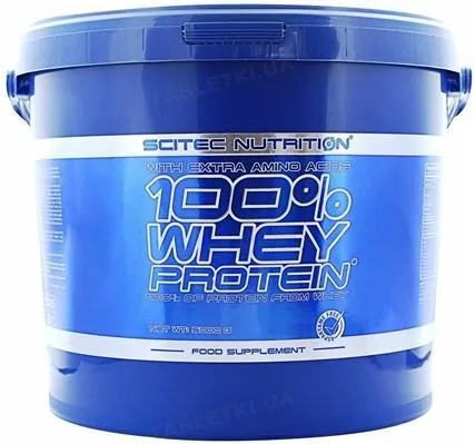 Протеїн сироватковий концентрат Scitec Nutrition 100% Whey Protein яблуко-кориця, 5000 г