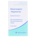 Биматопрост-Фарматен капли глаз. 0.3 мг/мл по 3 мл во флак.-кап.