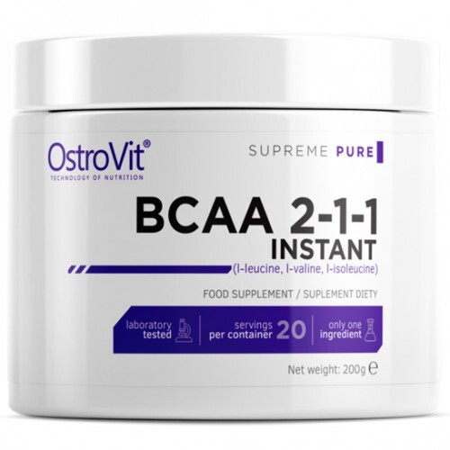 Амінокислоти OstroVit BCAA + L-Glutamine, 200 г
