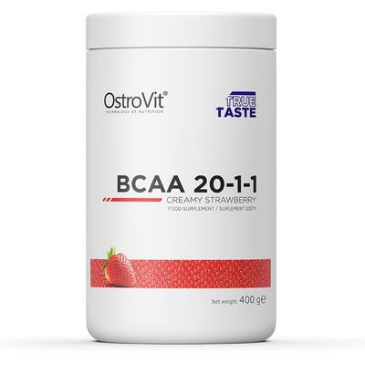 Аминокислоты OstroVit BCAA 20-1-1 вкус Strawberry, 400 г
