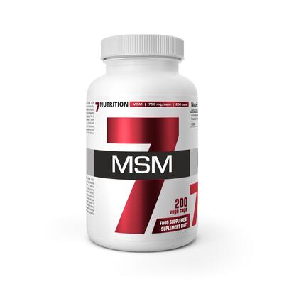 Метилсульфонілметан 7Nutrition MSM 750 мг, 200 капсул