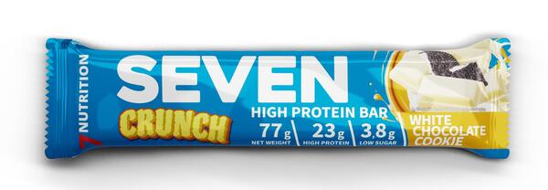Батончик протеїновий 7Nutrition Seven Bar Білий шоколад - печиво, 77 г