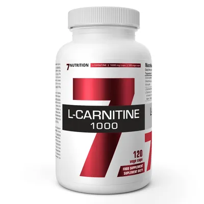 L-карнітин 7Nutrition L-Carnitine Tartrate 1000 мг, 120 капсул