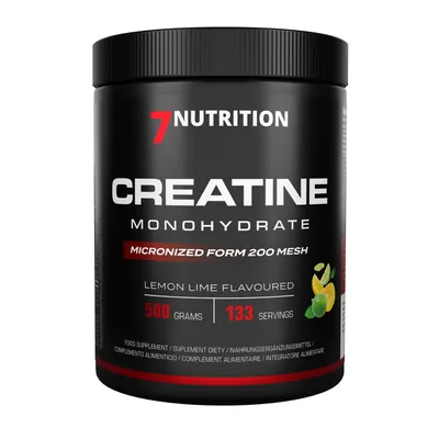 Креатин моногідрат 7Nutrition Creatine Monohydrate Лимон-лайм, 500 г