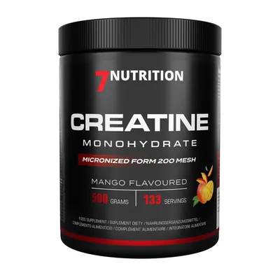 Креатин моногідрат 7Nutrition Creatine Monohydrate Манго, 500 г