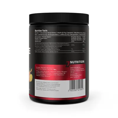 Креатин моногідрат 7Nutrition Creatine Monohydrate Манго, 500 г