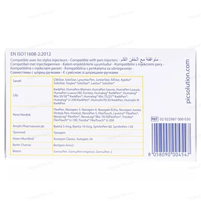 Голка для шприц-ручки Insupen G30 (0,30 х 8 мм), 100 штук
