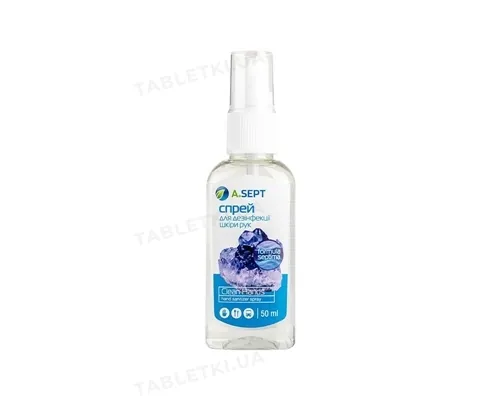 Спрей антисептичний Клин Хендс (Clean Hands) для шкіри рук у флаконі, 50 мл