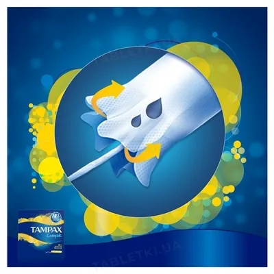 Тампони Tampax Compak Regular з аплікатором, 2 краплі, 16 штук