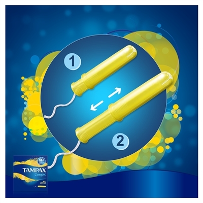 Тампоны Tampax Compak Regular с аппликатором, 2 капли, 16 штук