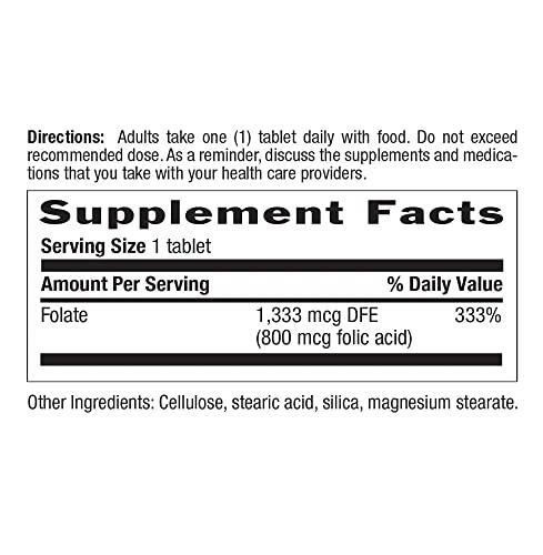 Фолиевая кислота Country Life Folic Acid 800 мкг, 100 таблеток